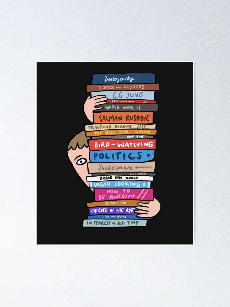Book Nerd Reading Nerd Poster By Isstgeschichte Redbubble