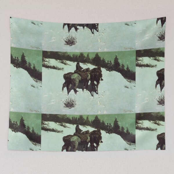 Item preview, Reconnaissance painting by Frederic Remington designed and sold by Vintage Designs +.