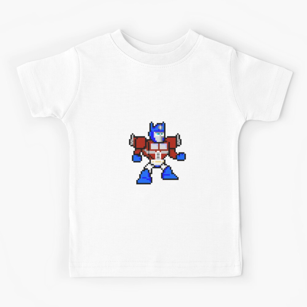 OPTIMUS BRICKS KIDS CHILDRENS T SHIRT TOP RETRO 