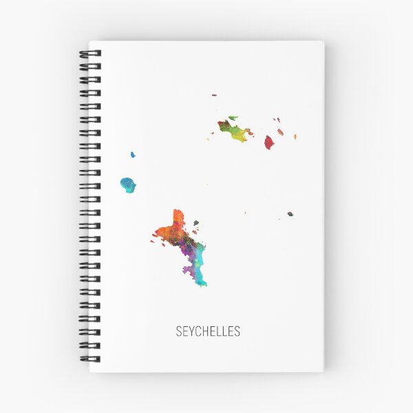 Item preview, Seychelles Watercolor Map designed and sold by ArtPrints.