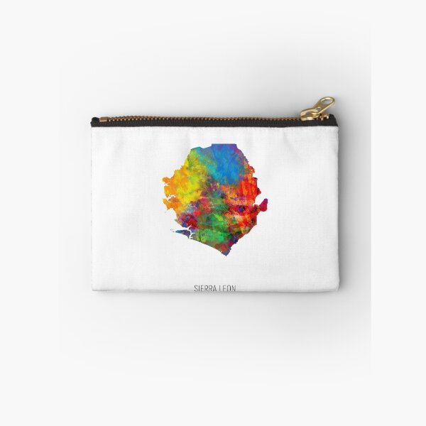 Item preview, Sierra Leon Watercolor Map designed and sold by ArtPrints.