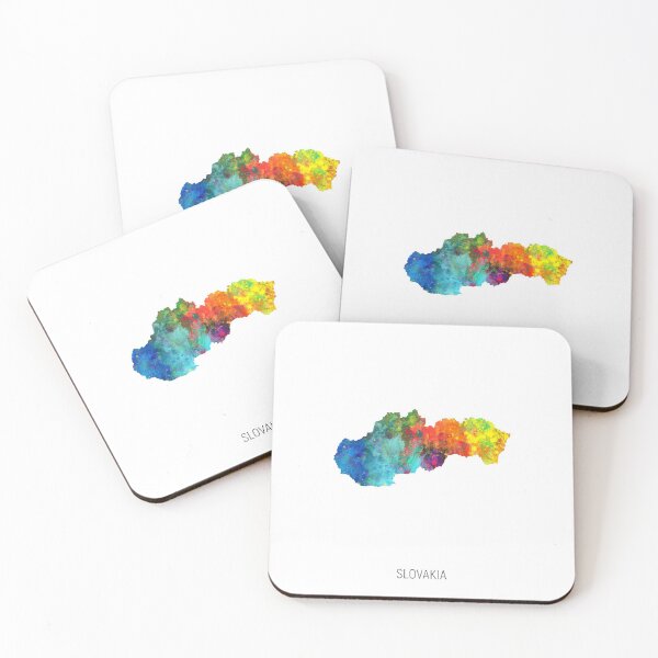 Item preview, Slovakia Watercolor Map designed and sold by ArtPrints.