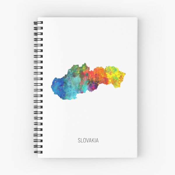 Item preview, Slovakia Watercolor Map designed and sold by ArtPrints.