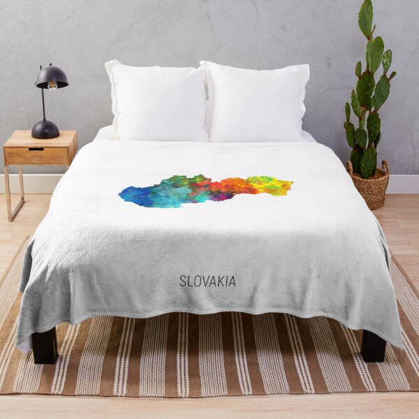 Item preview, Slovakia Watercolor Map designed and sold by ArtPrints.