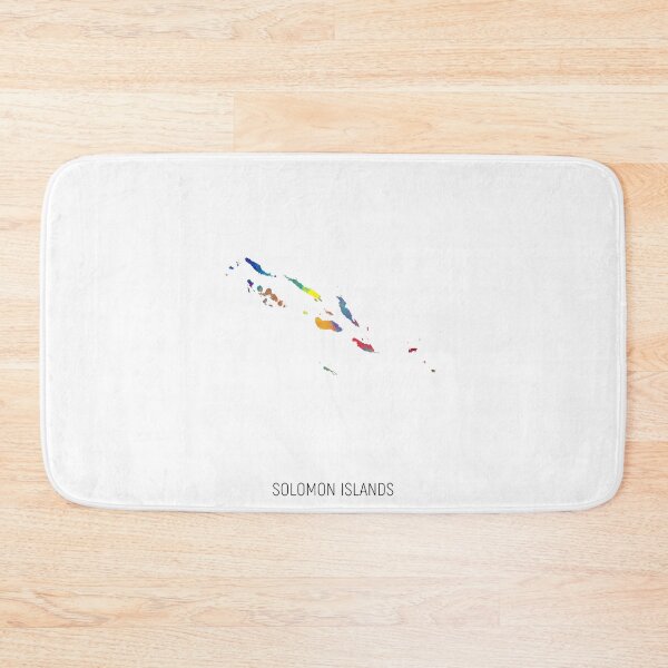 Item preview, Solomon Islands Watercolor Map designed and sold by ArtPrints.