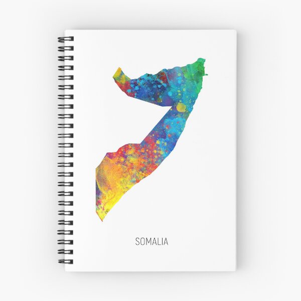 Item preview, Somalia Watercolor Map designed and sold by ArtPrints.