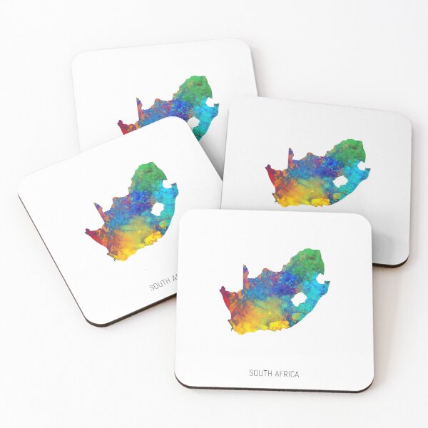 Item preview, South Africa Watercolor Map designed and sold by ArtPrints.