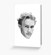 Heath Ledger Greeting Card