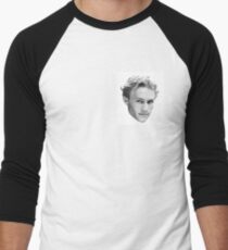 Heath Ledger Baseballshirt mit 3/4-Arm