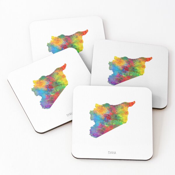 Item preview, Syria Watercolor Map designed and sold by ArtPrints.