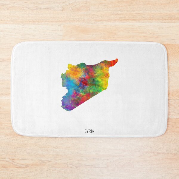 Item preview, Syria Watercolor Map designed and sold by ArtPrints.