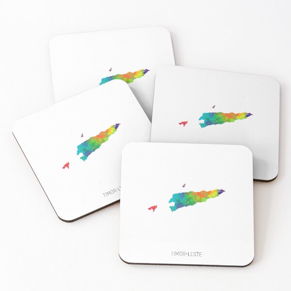 Item preview, Timor-Leste Watercolor Map designed and sold by ArtPrints.
