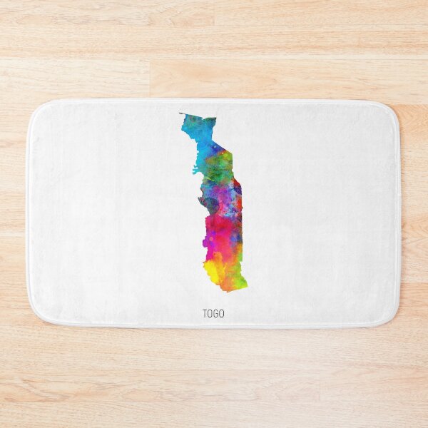 Item preview, Togo Watercolor Map designed and sold by ArtPrints.