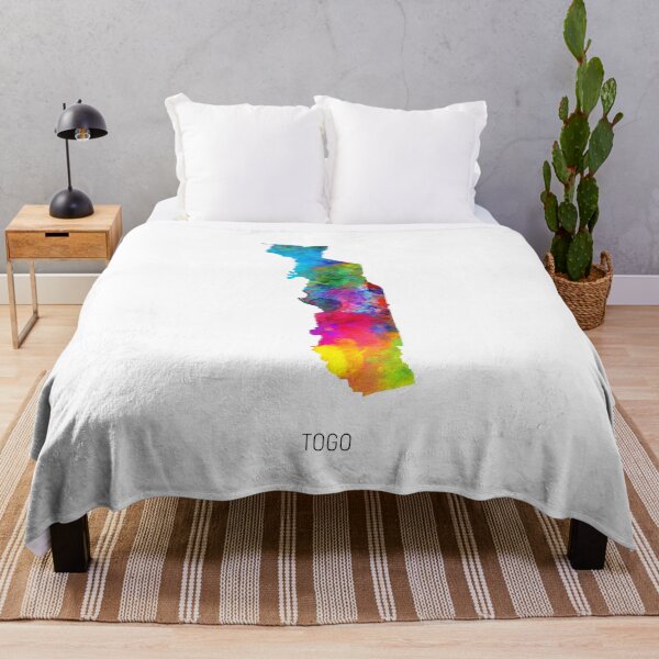 Item preview, Togo Watercolor Map designed and sold by ArtPrints.