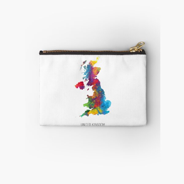 Item preview, United Kingdom Watercolor Map designed and sold by ArtPrints.