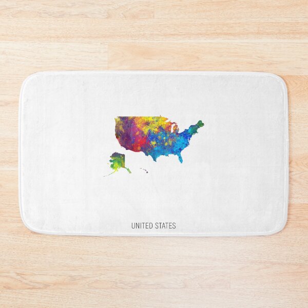 Item preview, United States Watercolor Map designed and sold by ArtPrints.