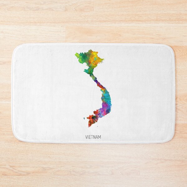 Item preview, Vietnam Watercolor Map designed and sold by ArtPrints.