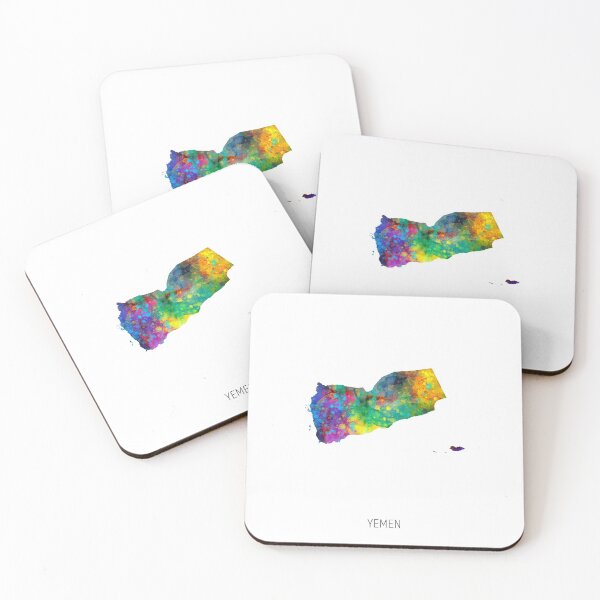 Item preview, Yemen Watercolor Map designed and sold by ArtPrints.