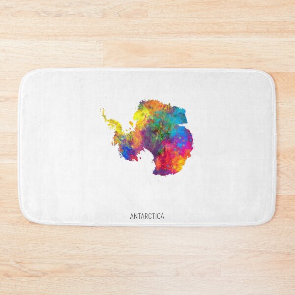 Item preview, Antarctica Watercolor Map designed and sold by ArtPrints.