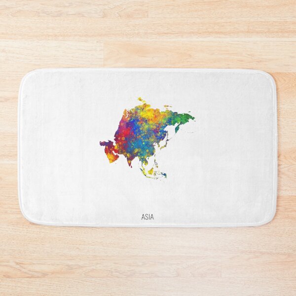Item preview, Asia Watercolor Map designed and sold by ArtPrints.