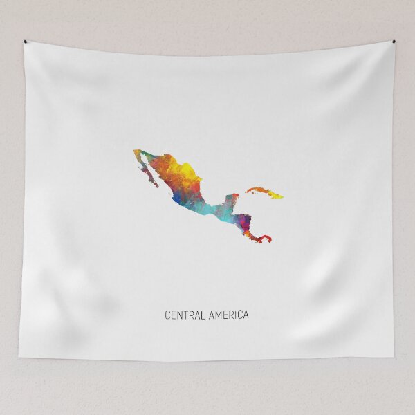 Item preview, Central America Watercolor Map designed and sold by ArtPrints.