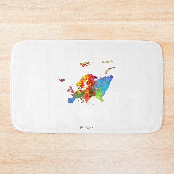 Item preview, Europe Watercolor Map designed and sold by ArtPrints.