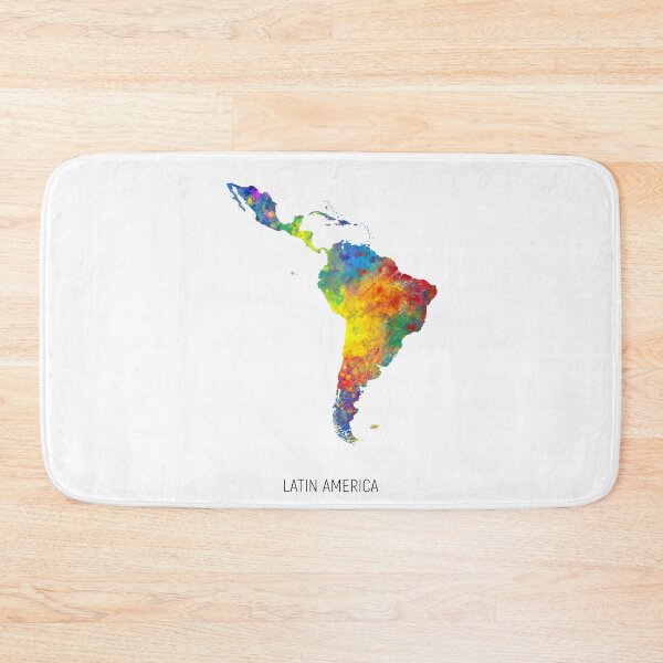 Item preview, Latin America Watercolor Map designed and sold by ArtPrints.