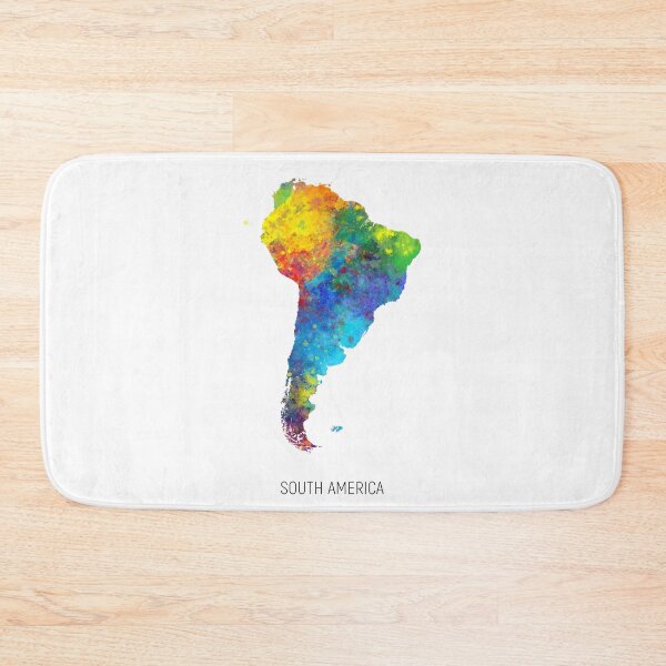 Item preview, South America Watercolor Map designed and sold by ArtPrints.