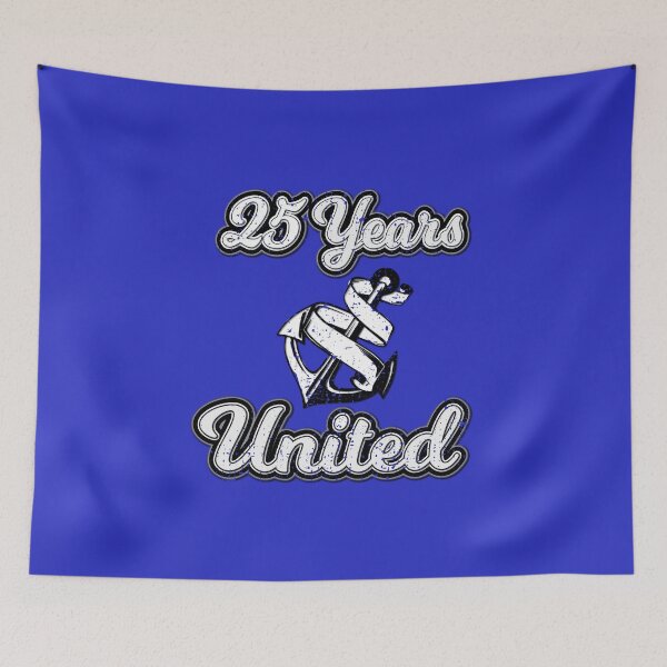 Item preview, 25 years united! Silver wedding anniversary designed and sold by Cutebutfunny.