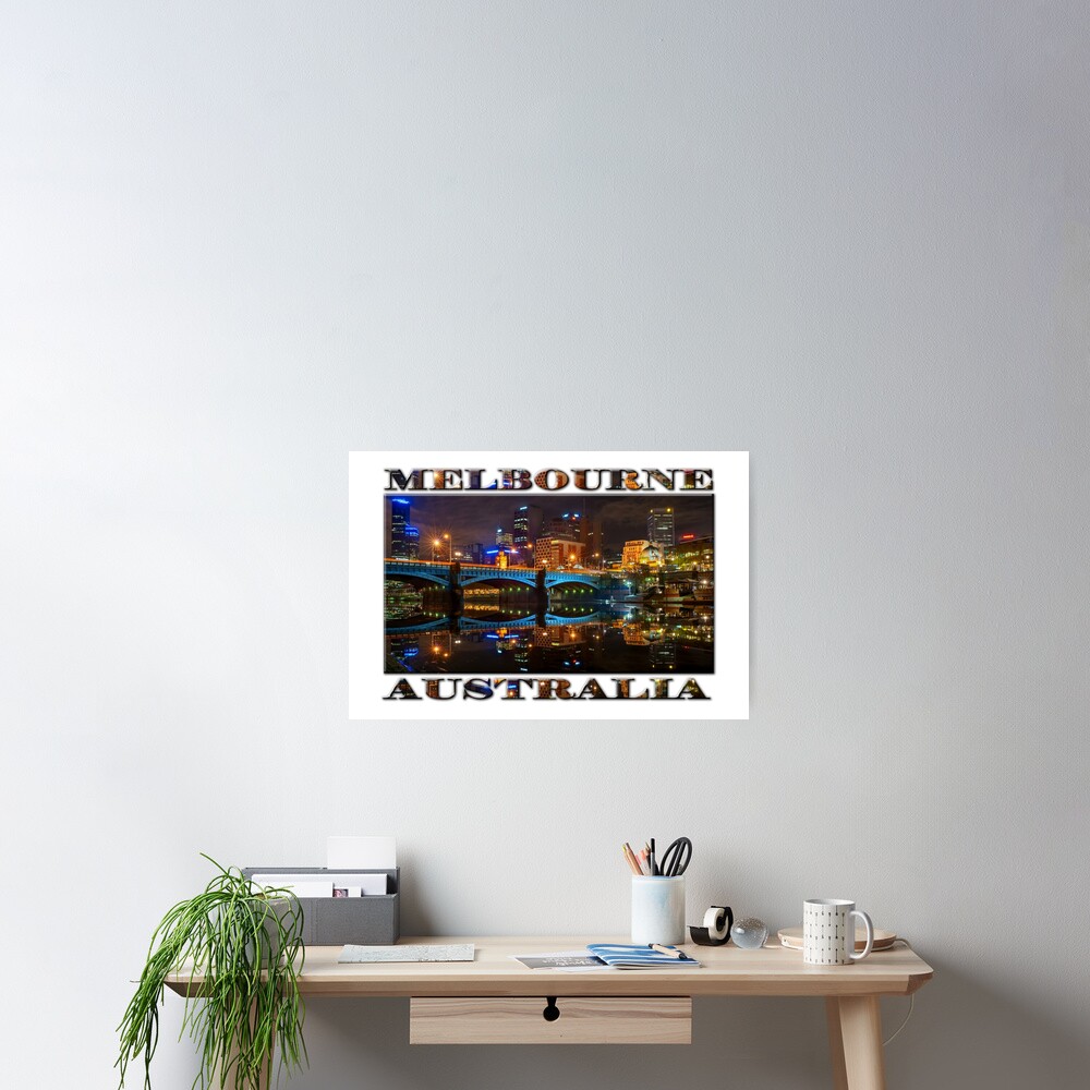 Reflective City (widescreen poster edition on white) Poster