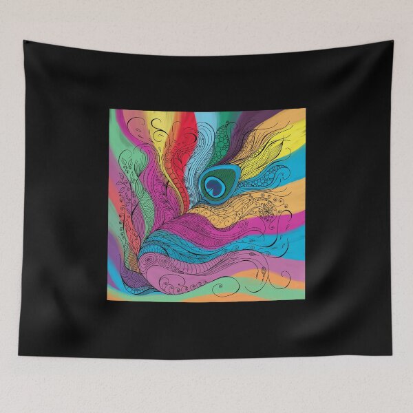 Item preview, Colorful peacock feather ! designed and sold by Ashwini Amur.
