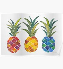 Pineapples Poster