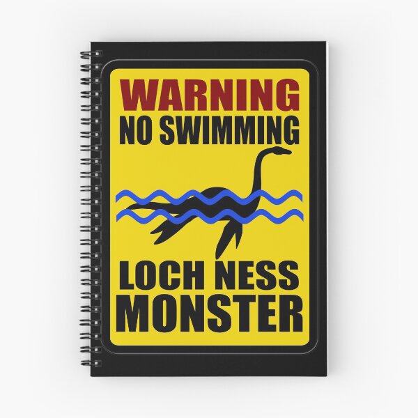 Item preview, WARNING, Loch Ness MONSTER designed and sold by PapaSquatch.