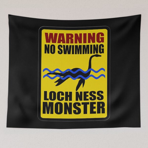 Item preview, WARNING, Loch Ness MONSTER designed and sold by PapaSquatch.