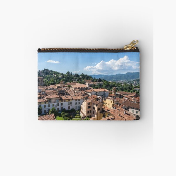 Item preview, Wonderful Bergamo - Terracotta Rooftops and Bergamasque Alps Looking Northwest designed and sold by Georgia Mizuleva.