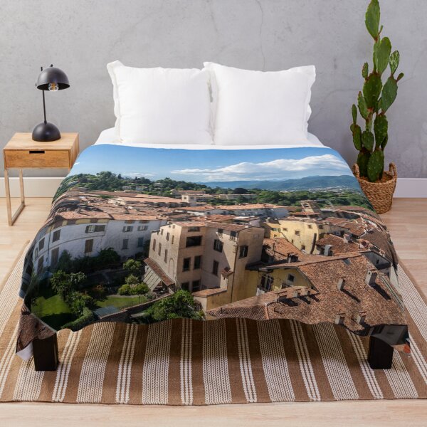 Item preview, Wonderful Bergamo - Terracotta Rooftops and Bergamasque Alps Looking Northwest designed and sold by Georgia Mizuleva.