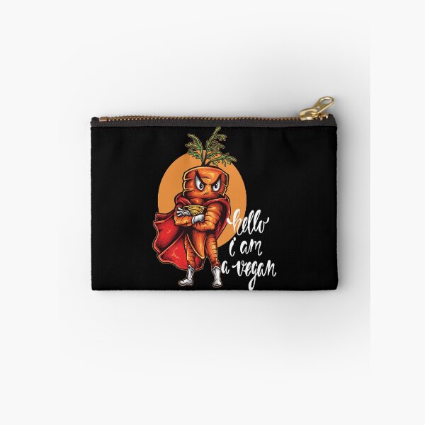 Item preview, Hello I Am A Vegan Superhero Carrot Foodie Vegetable designed and sold by ProjectX23.