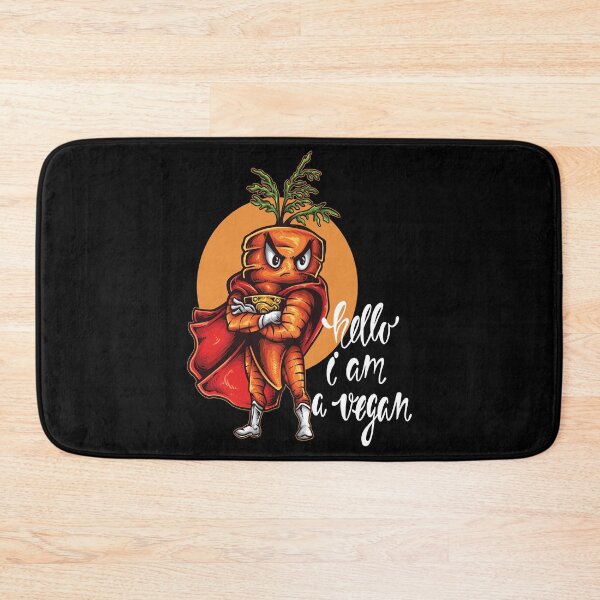 Item preview, Hello I Am A Vegan Superhero Carrot Foodie Vegetable designed and sold by ProjectX23.
