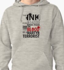 Inky Martyr Pullover Hoodie
