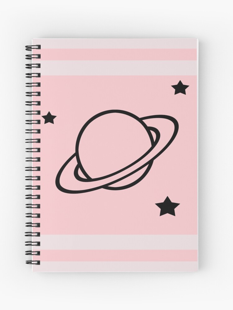 Cuaderno de espiral «Cute Planet Tumblr Style» de MissFahrenheit | Redbubble