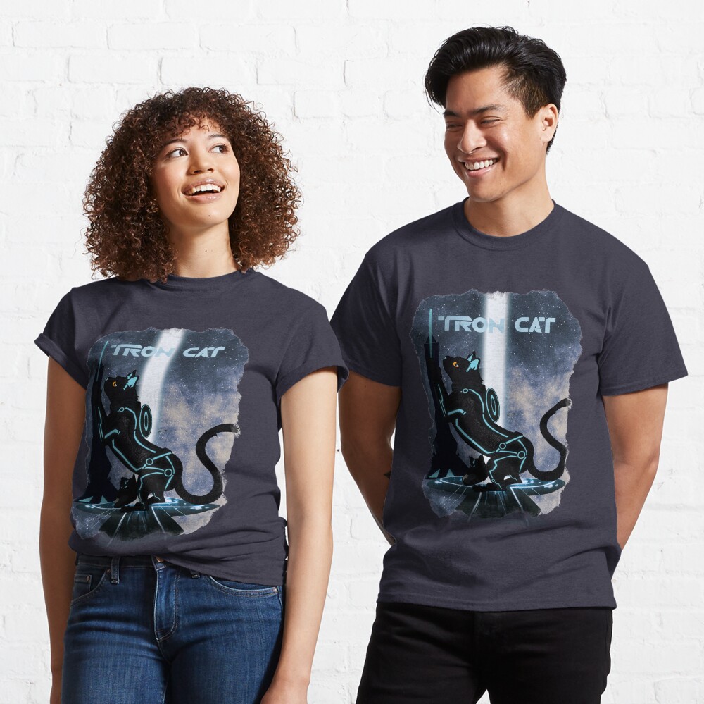 tron cat t shirt