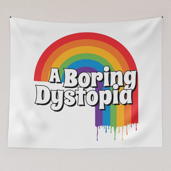 Item preview, A Boring Dystopia designed and sold by HereticTees.