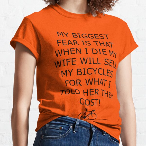 Femme et vélos T-shirt classique