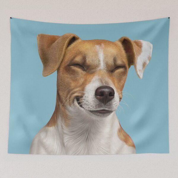 Item preview, Smiling Dog (Jack Russell) designed and sold by tutuart.