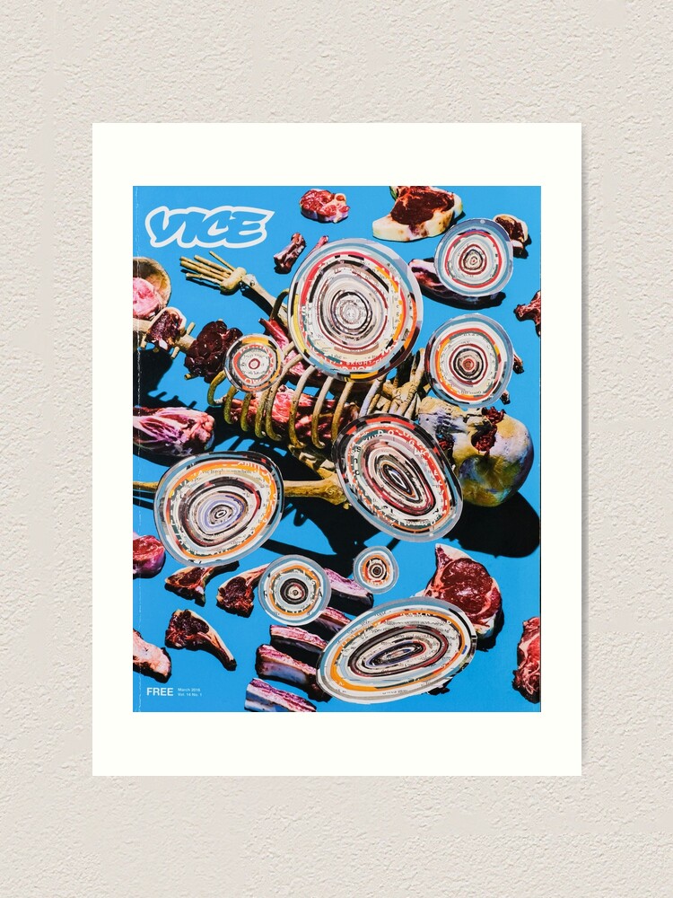 Trippy Magazine Cover Print for FranChambers | Redbubble
