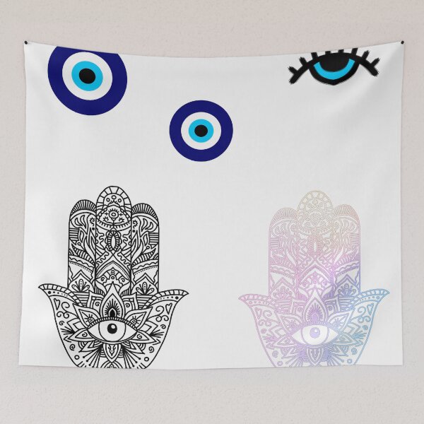 Item preview, Magic Evil Eye Hamsa Hand Sticker Pack designed and sold by trajeado14.