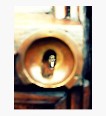 Peek - Bicycles through a Keyhole Photographic Print