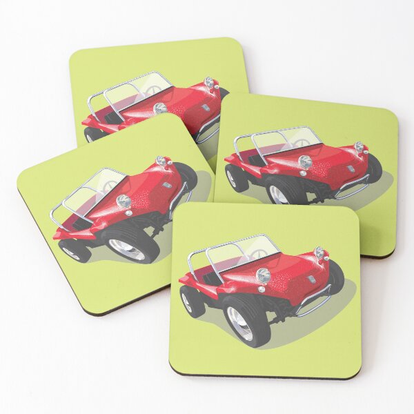 Item preview, Classic Manx beach buggy in red designed and sold by candc-retro.