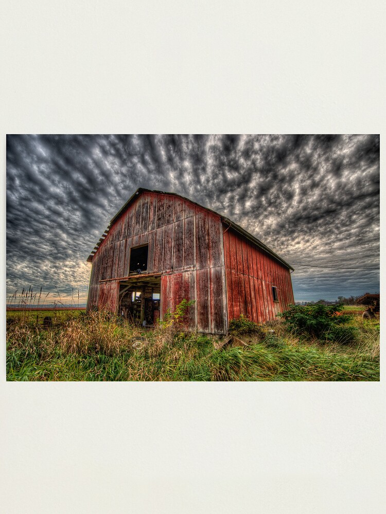 Alternate view of Red Barn Photographic Print