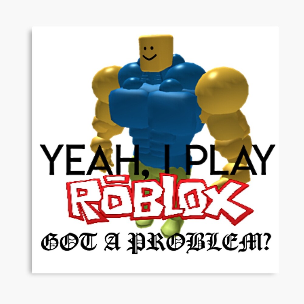 Yeah I Play Roblox Photographic Print By Whitewreath Redbubble - roblox ben shapiro shirt